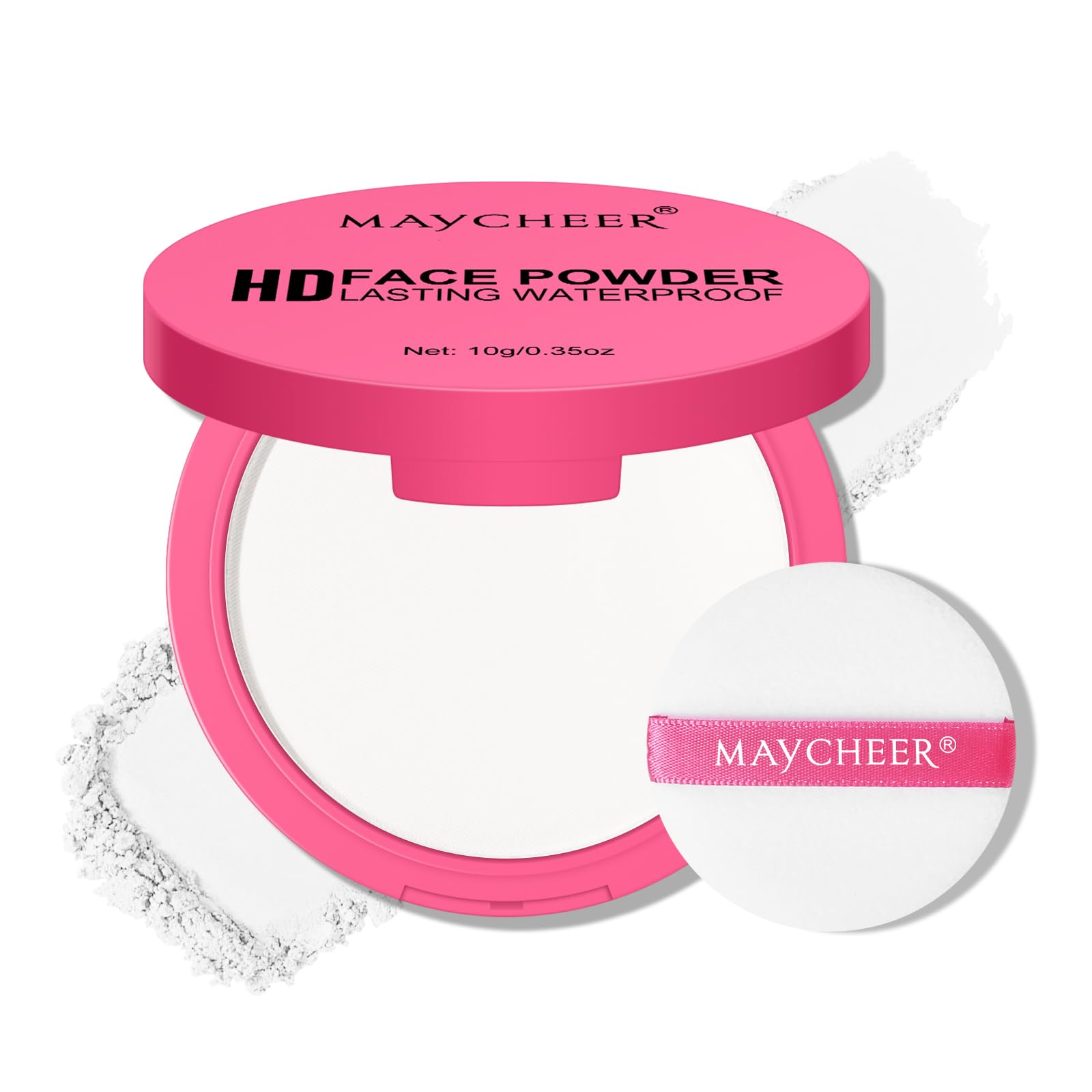 KYDA Pressed Powder Foundation Matte Powder Foundation with Concealer and Setting Makeup Lasting Oil Control Buildable Matte Finish
