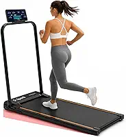 Esteira Elétrica Dobrável 2.0HP Silenciosa com Bluetooth 12km/h Suporta 120kg Ergométrica para Casa 110V-127V