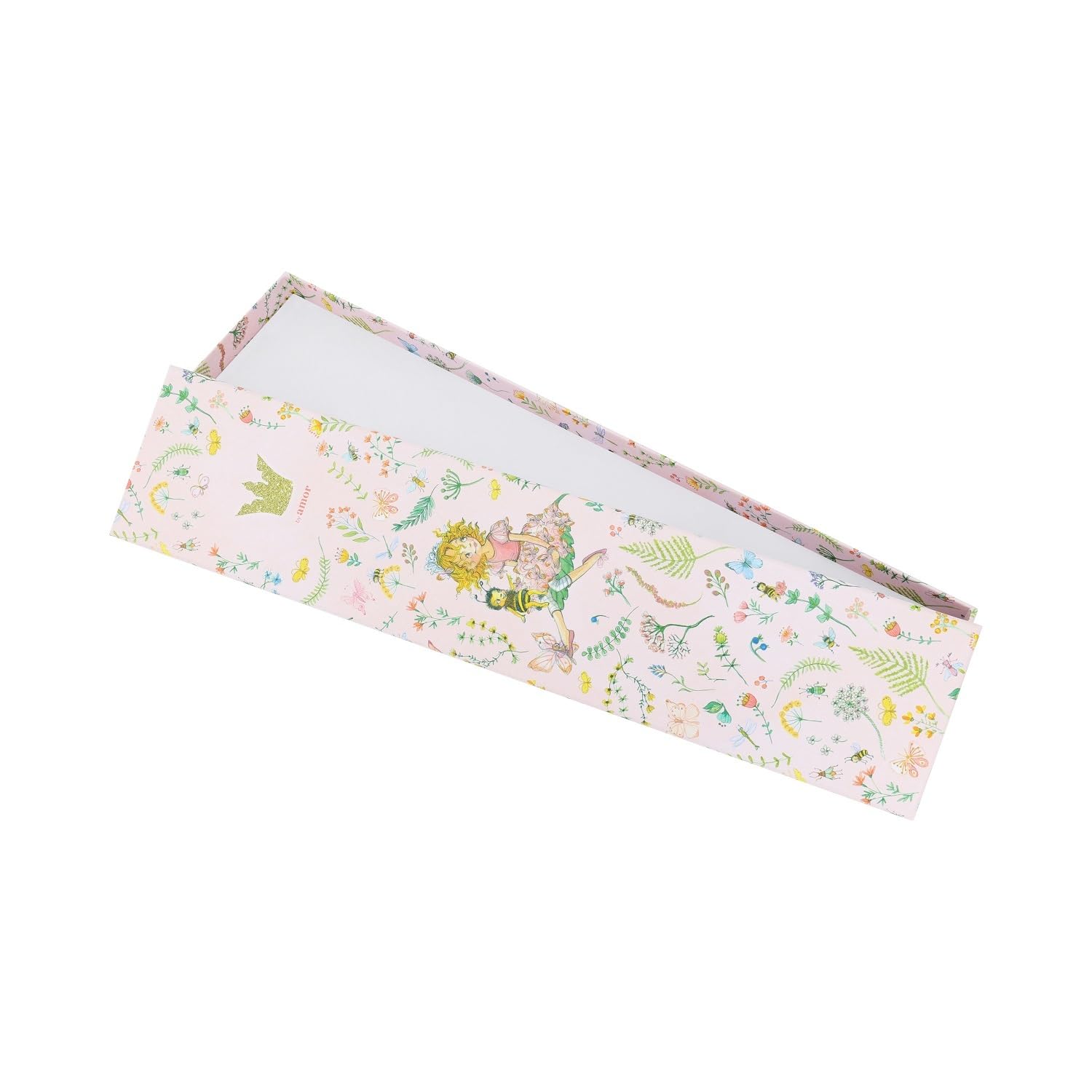 Prinzessin Lillifee Zegarek na rękę dla dziewcząt, zegarek dziecięcy, analogowy, z tekstylną bransoletką, wodoszczelny, 3 bary, prezent dla córki i wnuczki, dostarczany w pudełku na zegarki
