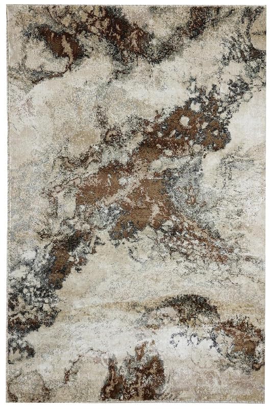Regal Carpet Texture Modern Design Silk Carpet for Living Room, Bedroom & Décor 6x9 Feet-image-24