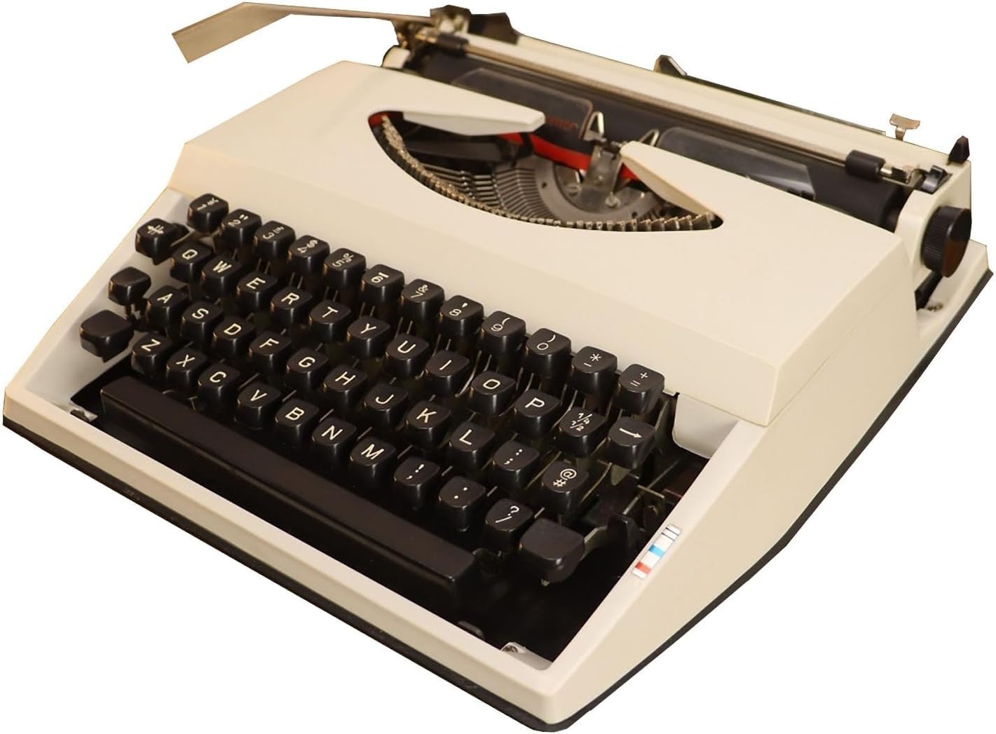 Macchina da Scrivere Manuale Vintage Anni ’80 – Decorazione Meccanica retrò per casa, libreria, caffè, Esposizione Antica, Accento da Ufficio nostalgico