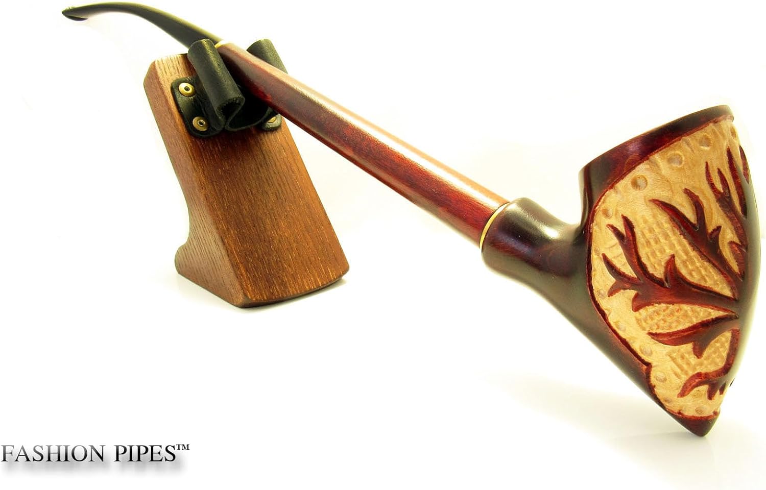 Fashion Long Tobacco Smoking Pipe Nordic"Tree" of Life, Wood Pipe 33 cm / 13'' Churchwarden Designed for Pipe Smokers
