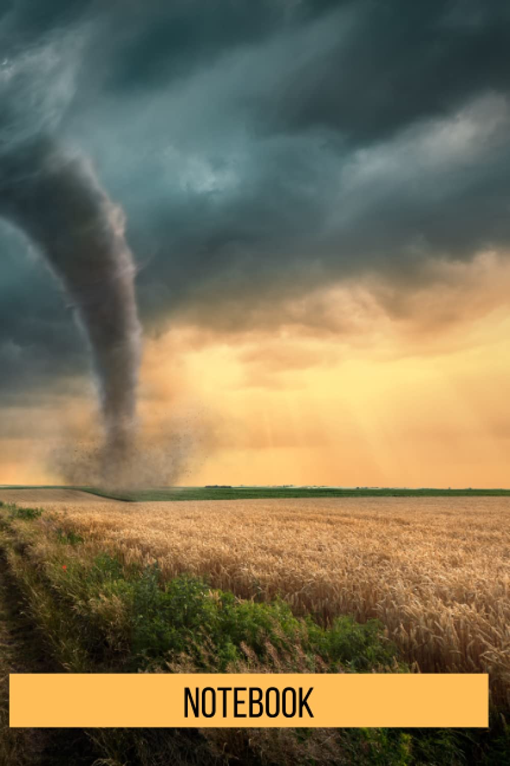 Tornado Notebook: blank lined composition journal | Tornado notebook | 100 pages