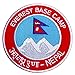 Produktbild Mount Everest Base Camp Nepal Patch 9 cm Embroidered Iron on Badge Bergsteigen Klettern Aufnäher Reisen Souvenir DIY Tasche Rucksack T-Shirt Jacke Gepäck