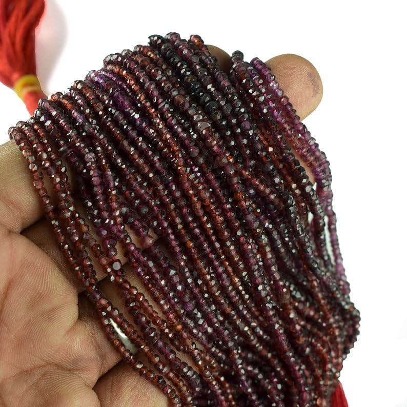 Perles en grenat naturel de 2 à 4 mm pour concevoir un cadeau personnalisé