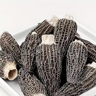 Dried Morel Mushrooms, 4 oz Dried Mushrooms For Cooking Dehydrated Mushrooms, Wild Mushrooms Dried Morel Mushrooms 干羊肚菌干货Shipping from California, U.S.