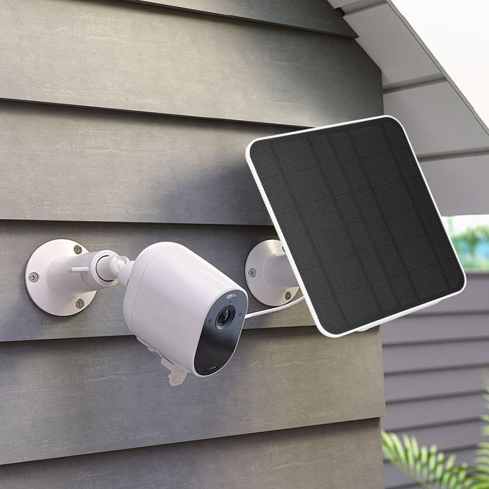 Caricatore Solare Per Arlo Essential/XL – Pannello 4W/6W Con Cavo Da 3m, Impermeabile E Supporto Muro