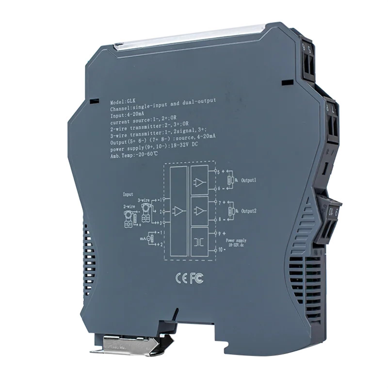 Isolateur de signal analogique anti parasite pour automates de mesure