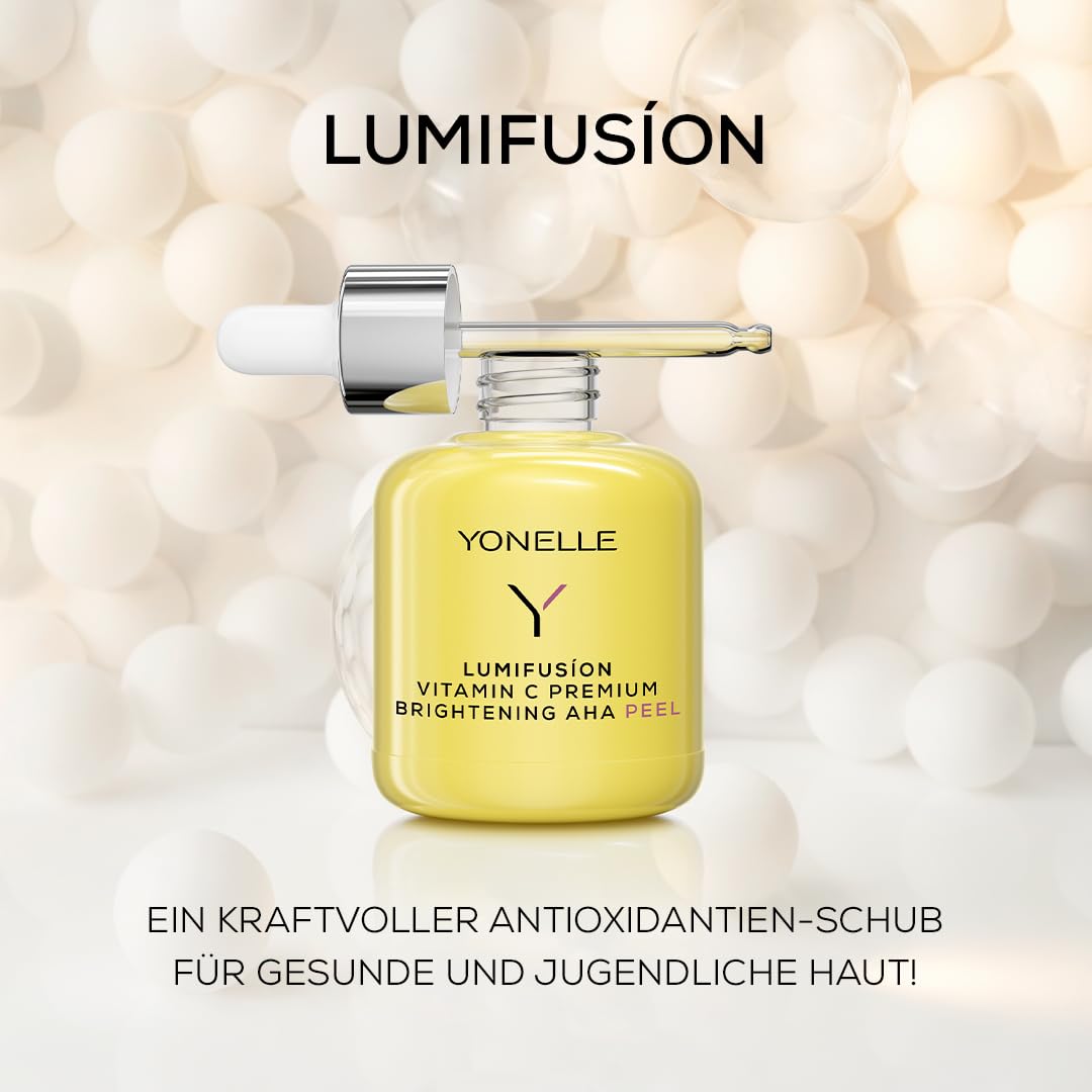 YONELLE Skincare Peeling mit Vitamin C - Face Care Aufhellung - AHA Peeling Gesicht - Gesichtspflege - Anti Aging Moisturizer Face - Anti Falten 50 ml