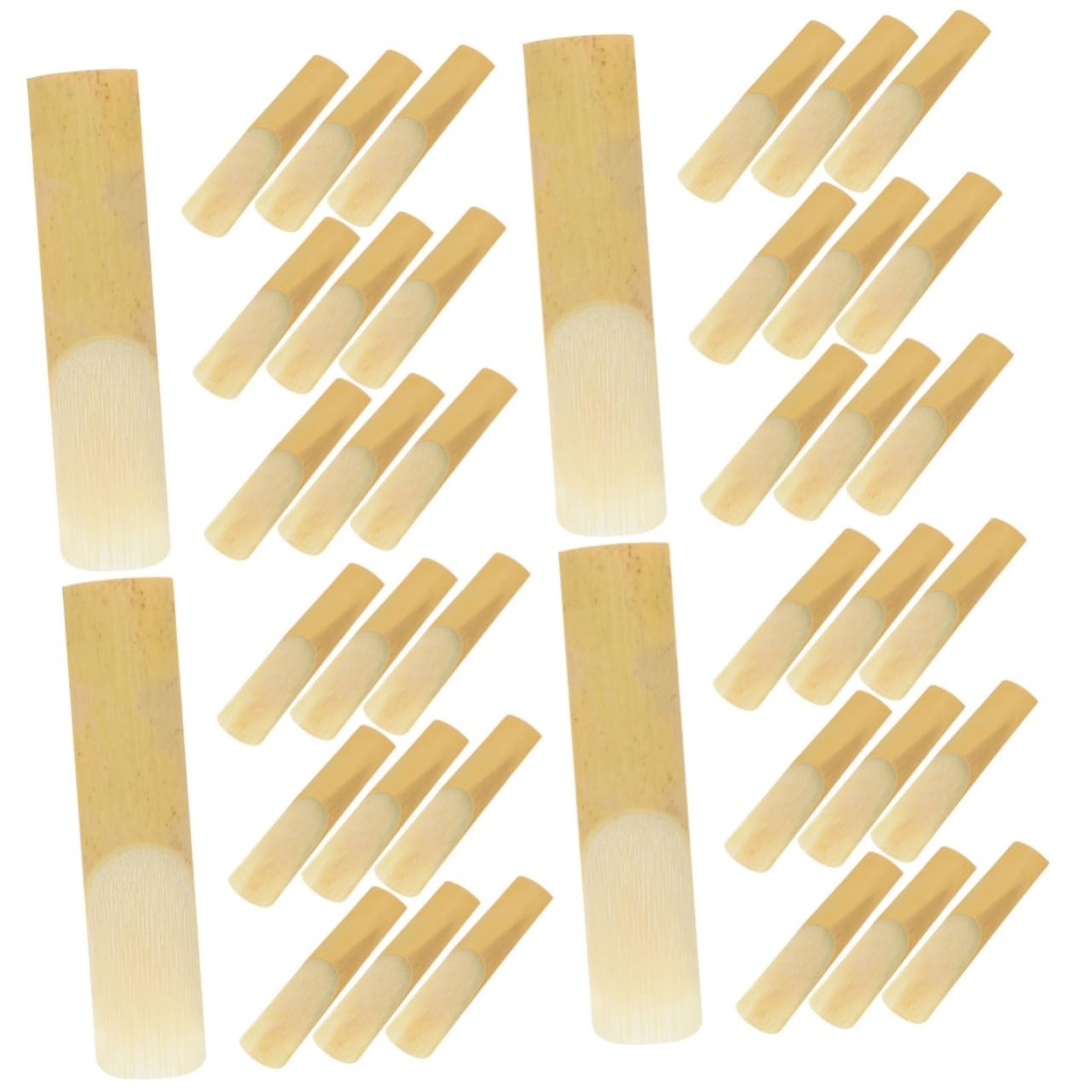 TOYANDONA 80piezas Reeds Para Saxofón Tenor De Accesorios Para Música Jazz y Clásica Compatible Saxofones