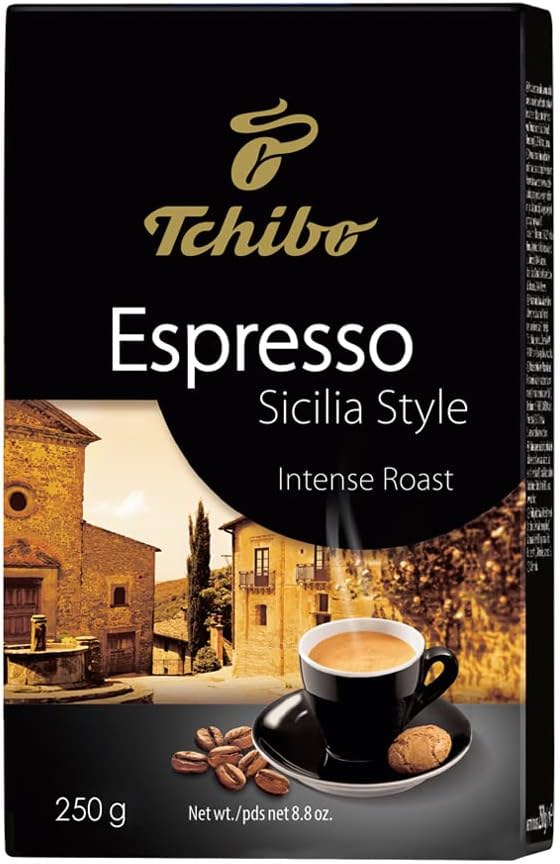 Lowell Foods Tchibo Expresso Sicilia Beans Coffee, 8.8 Ounce