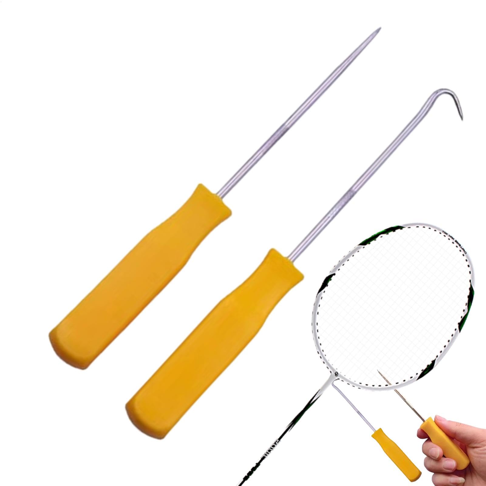 Tewzafiya Badminton Stringing Hook, Tennis Racket String Instrument | Cone Racket String Tools, Professional Hand Tools Racket Puller, Direct String Assistance,