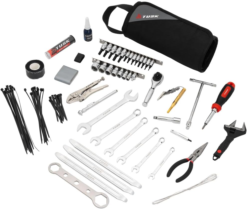 TUSK ADV Tool Kit w/ 19mm/24mm for Suzuki DR650SE 1992-1994,1996-2009,2011-2014