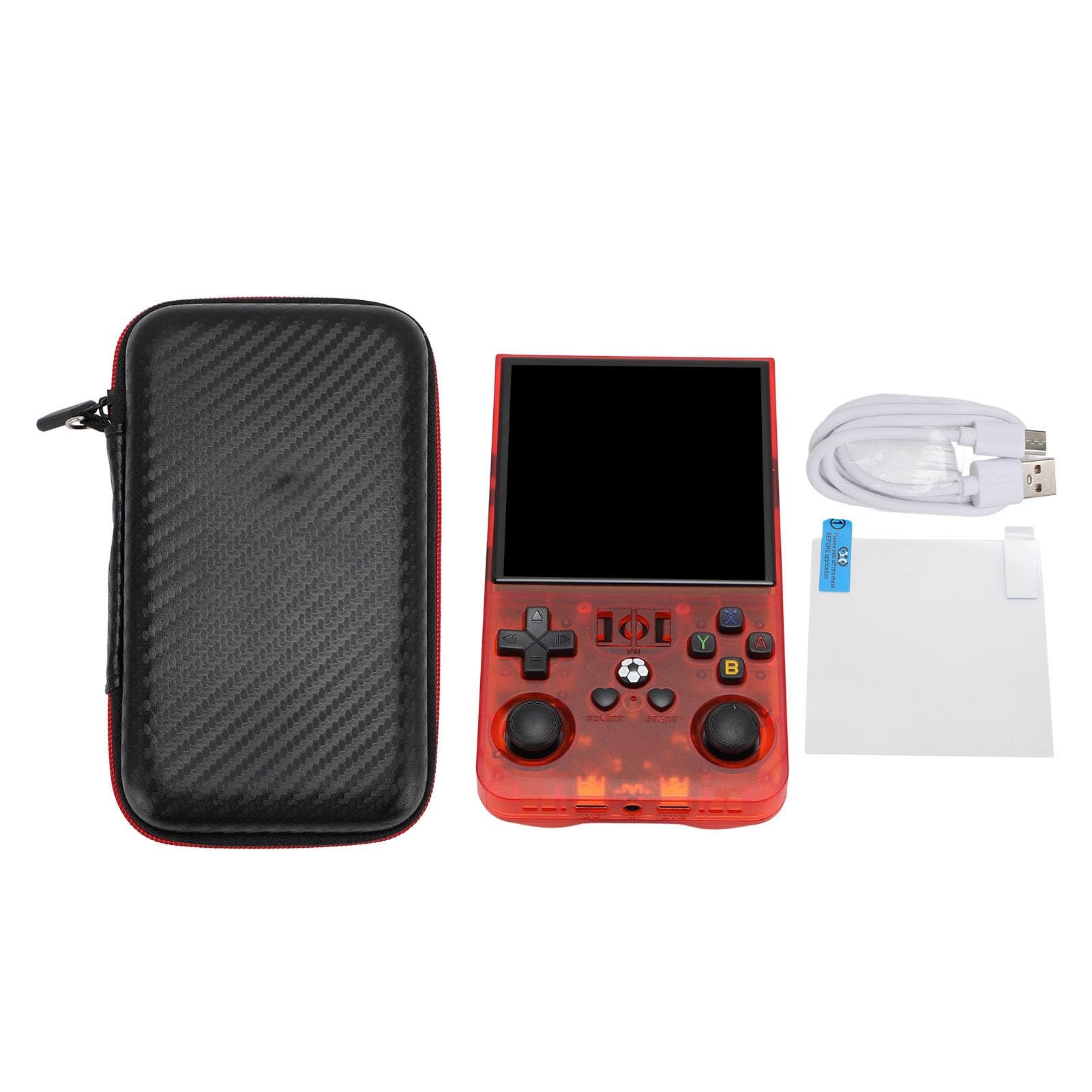 Consola de juegos portátil R36MAX, consola de juegos retro con pantalla de 4 pulgadas, resolución 720x720, reproductor de juegos de código abierto, batería de 4000 mAh, compatible con 60