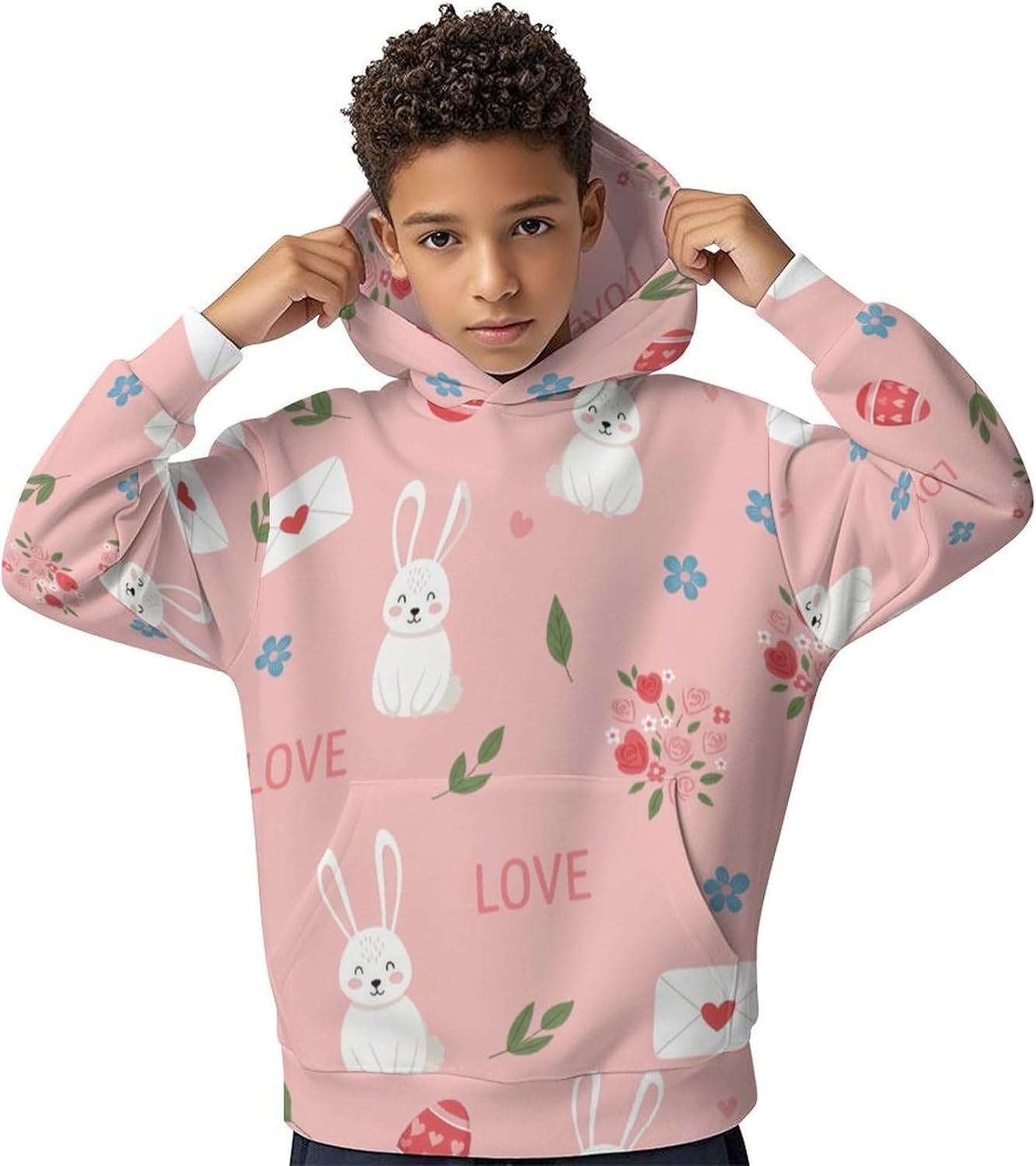 Boys Hoodies Kids Cartoon Sleep-print Long Sleeve Hooded Sweatshirts
