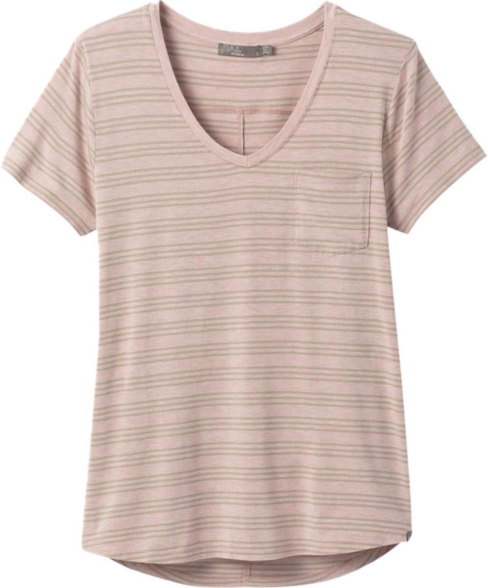 prAna Womens Foundation Short Sleeve V-Neck T-Shirt - Image 3
