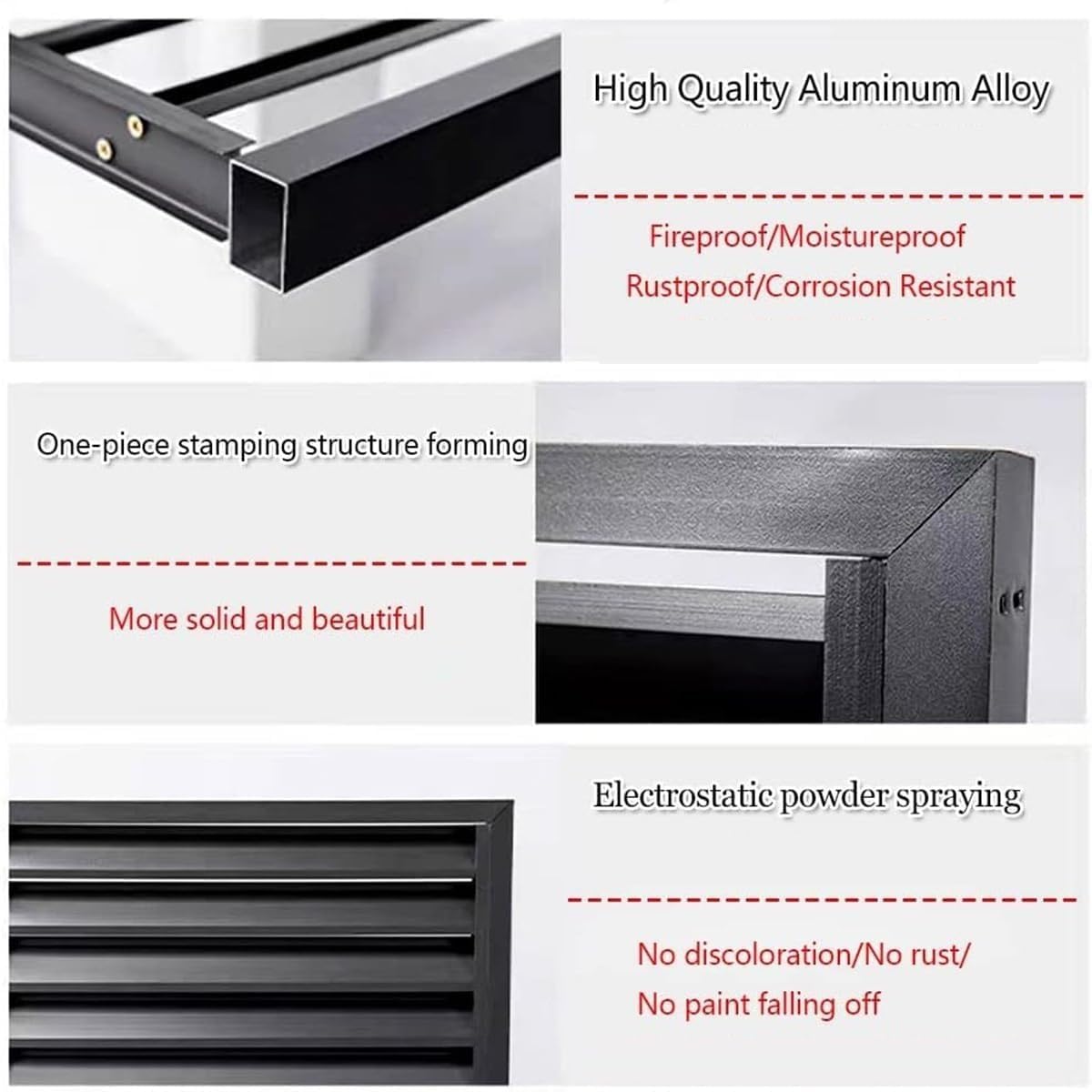 Cache Climatiseur Support De Fleurs À Persiennes Couverture De Climatiseur - Protection De Unité Extérieur Pour Pompe À Chaleur - Aluminium Composite (100x50x70cm, Gray)