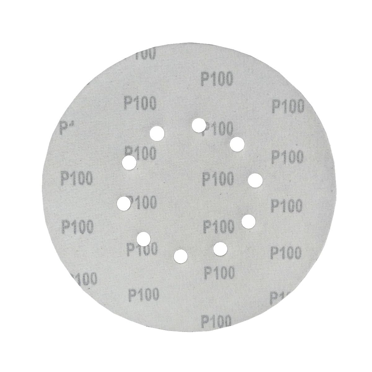 25 unidades de discos abrasivos de 225 mm de diámetro, grano seleccionable P40-P240, lijadora excéntrica, jirafa, lijadora en seco, lijadora de cuello largo de Bohrfux (grano P100)