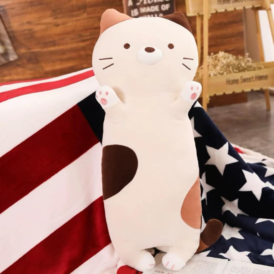 Amazon.co.jp: REENEW 抱き枕 ぬいぐるみ ねこ 本体 だきまくら