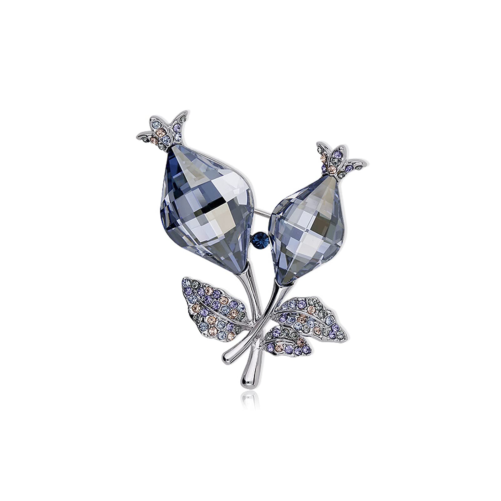 Broszka damska Pin Modne broszki dla kobiet Kryształowa elegancka broszka Przypinki Szalik Szal Płaszcz Akcesoria do dekoracji sukni Biżuteria - Zapinka na ślub/bankiet Wykwintne broszki