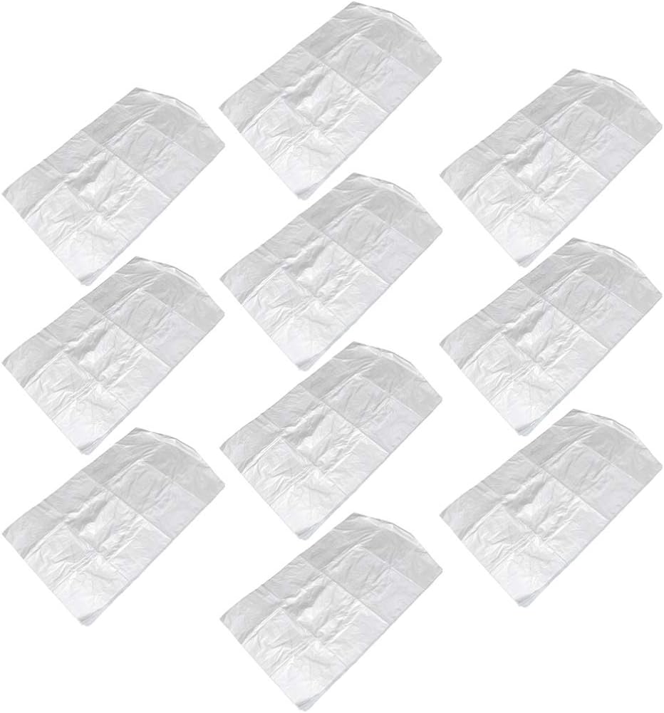 Cabilock 50pcs Garment Covers for Clothing Storage Peva Dust Bags for Suits Coats and for Home and Clothing Stores
