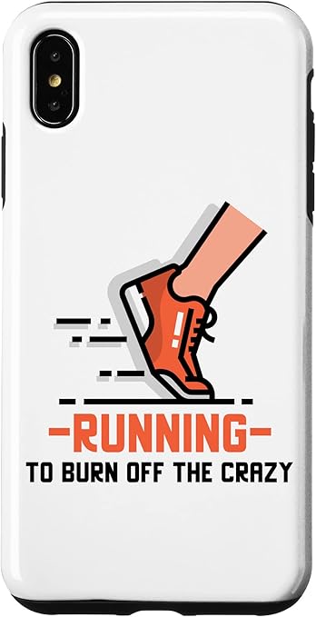 Amazon Iphone Xs Max クレイジーを燃やすために走る面白いジョギング スマホケース 家電 カメラ オンライン通販