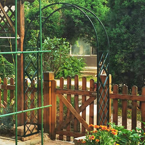 Pérgola de metal para jardín, el soporte ideal para tus vides y rosas 8