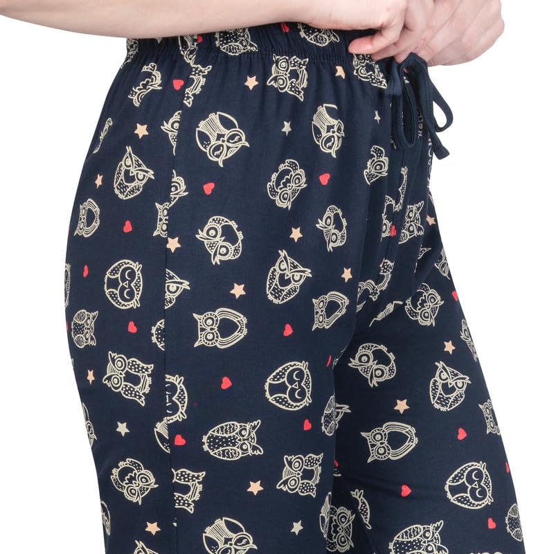 Image of Real Basics Women's Cotton Printed Pajamas Pack of 1
