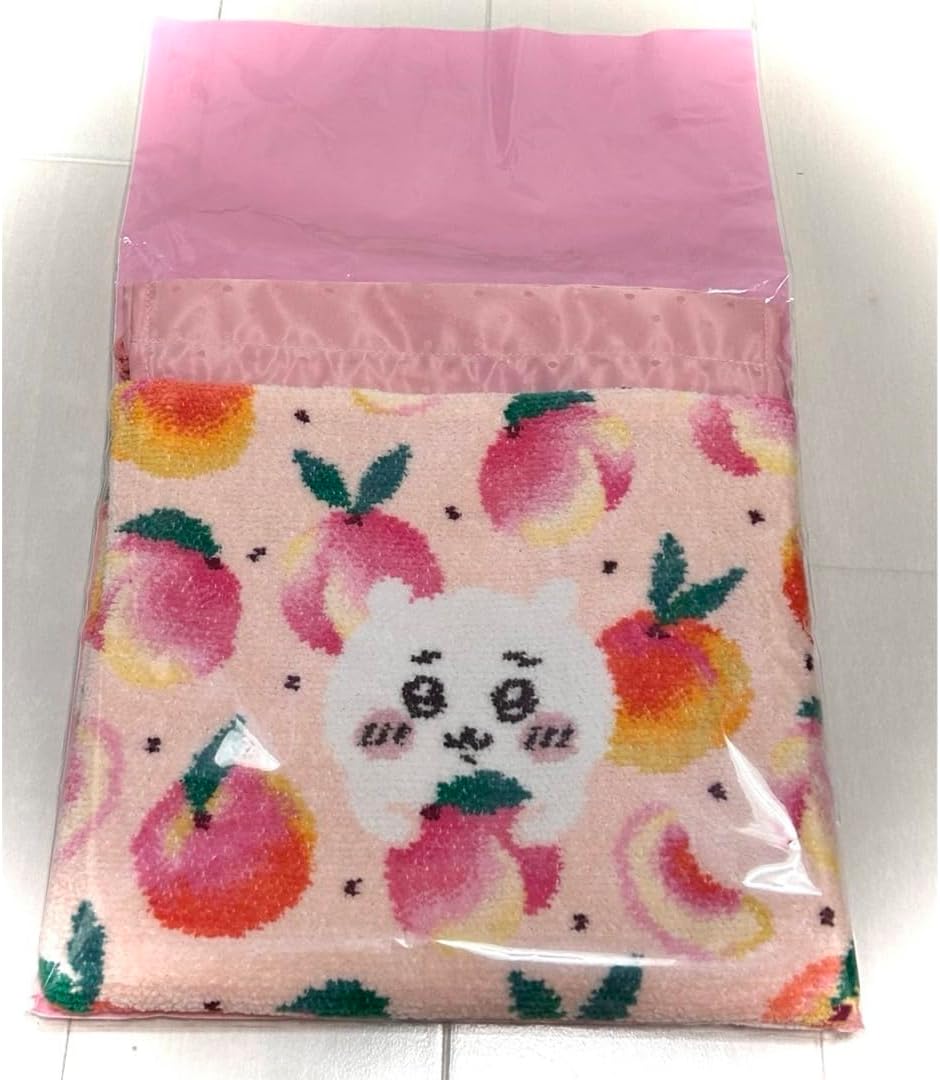 【未使用】フェイラー　ちいかわ　ポーチ　大　ピーチ 新品未開封 FEILER フェイラー ちいかわ ポーチ 大 ピーチドット