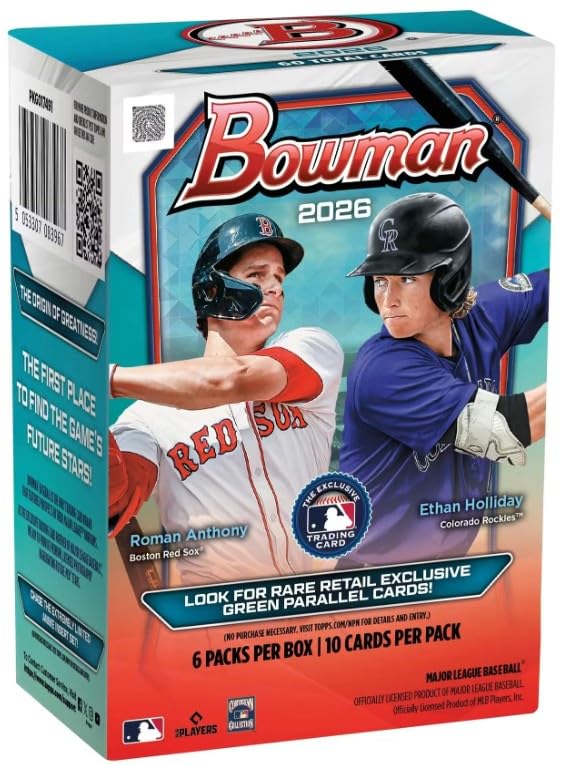 NEW 2026 BOWMAN Baseball Trading Card BLASTER Box