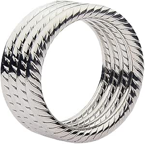 Eden Stay Hard Donut Penis Ring, Multi-Colored, with 3 Sizes, 3 Count