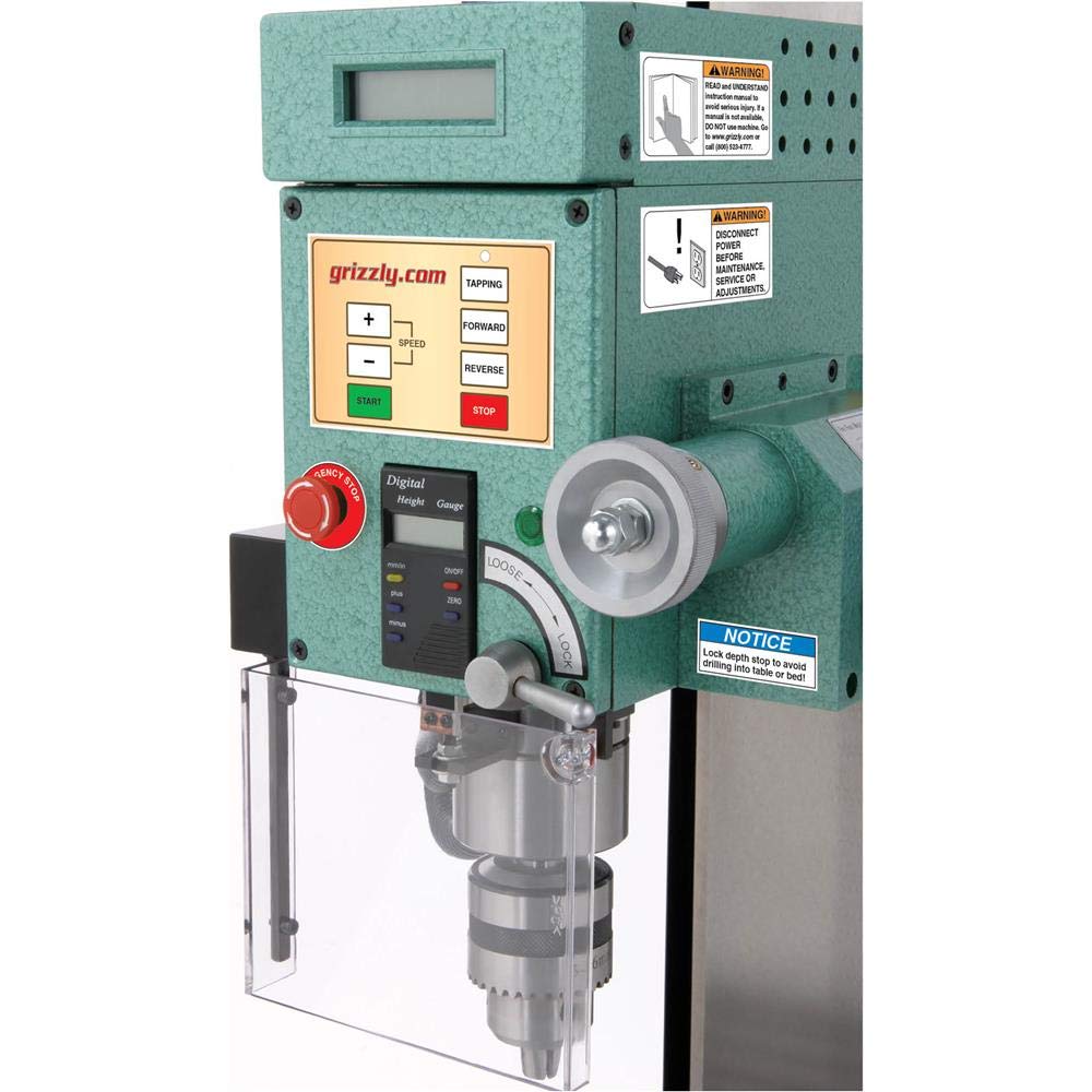 Grizzly G0619 Mill/Drill, 6 x 21-Inch