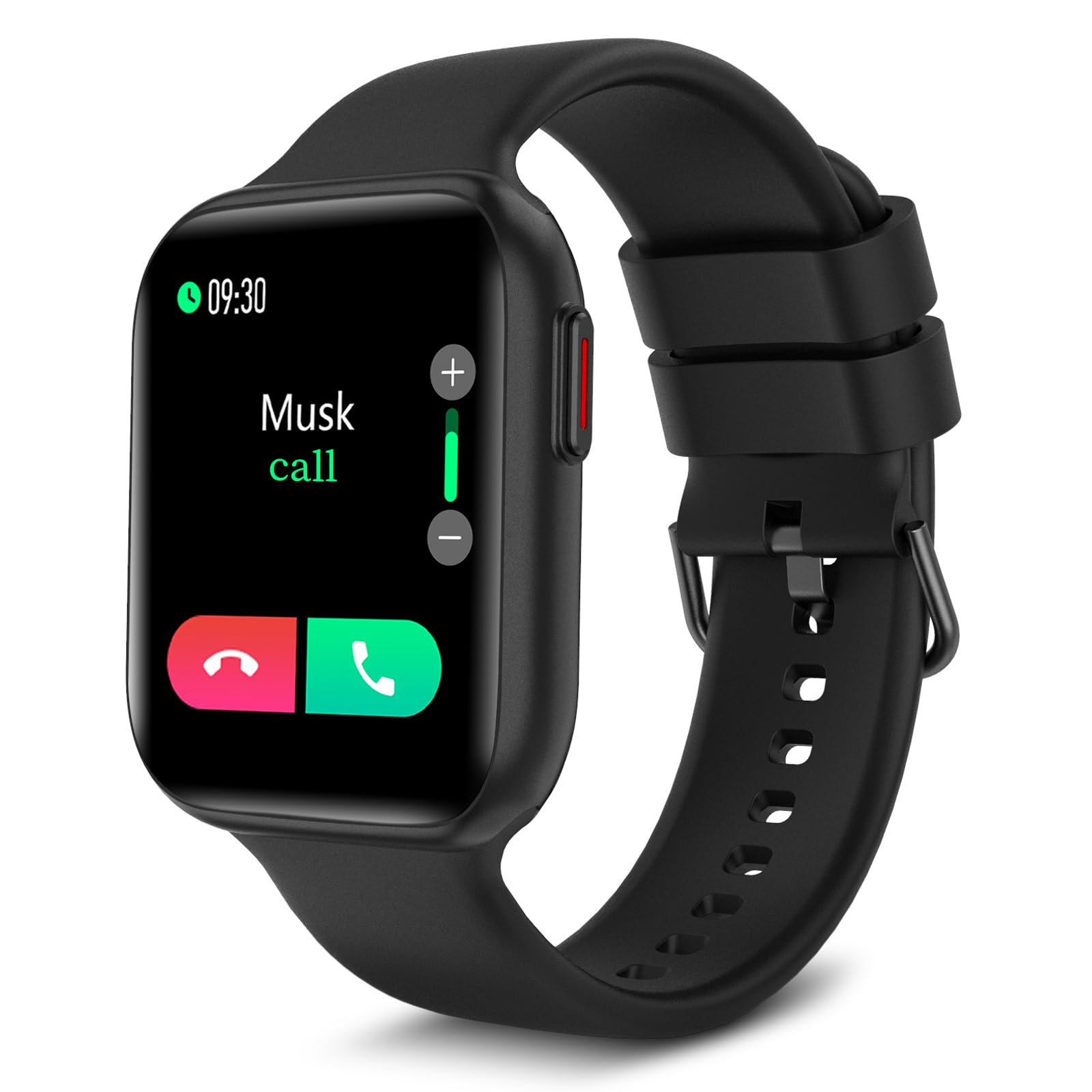 BRIBEJAT Smart Watch for Men Women (Answer/Make Call), HD 1.7" Zinc Alloy Case Smartwatch, Waterproof Fitness Tracker Pedometer SpO2/Heart Rate/Sleep Monitor, Compatible with iPhone Android Phone