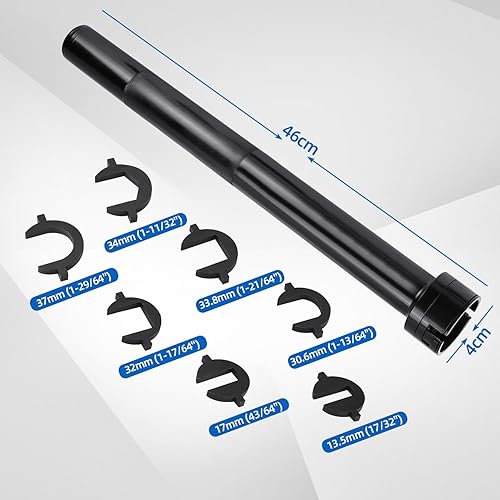 Miniatura 4 de Kit de herramientas de extracción e instalación de barra de acoplamiento interior, 8 piezas con adaptadores Crowfoot para la mayoría de automóviles,