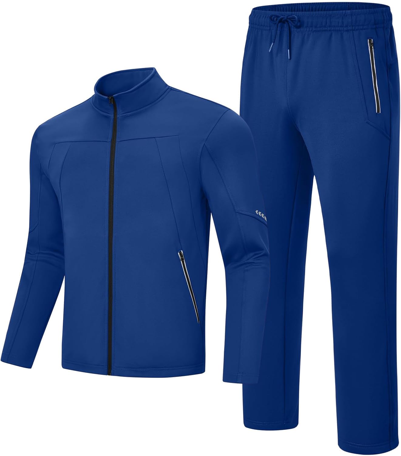 Rdruko Men's Fleece Sweat Track Suits 2 Piece Set Winter Warm Athletic Jogging Tracksuits Sweatsuits Sets