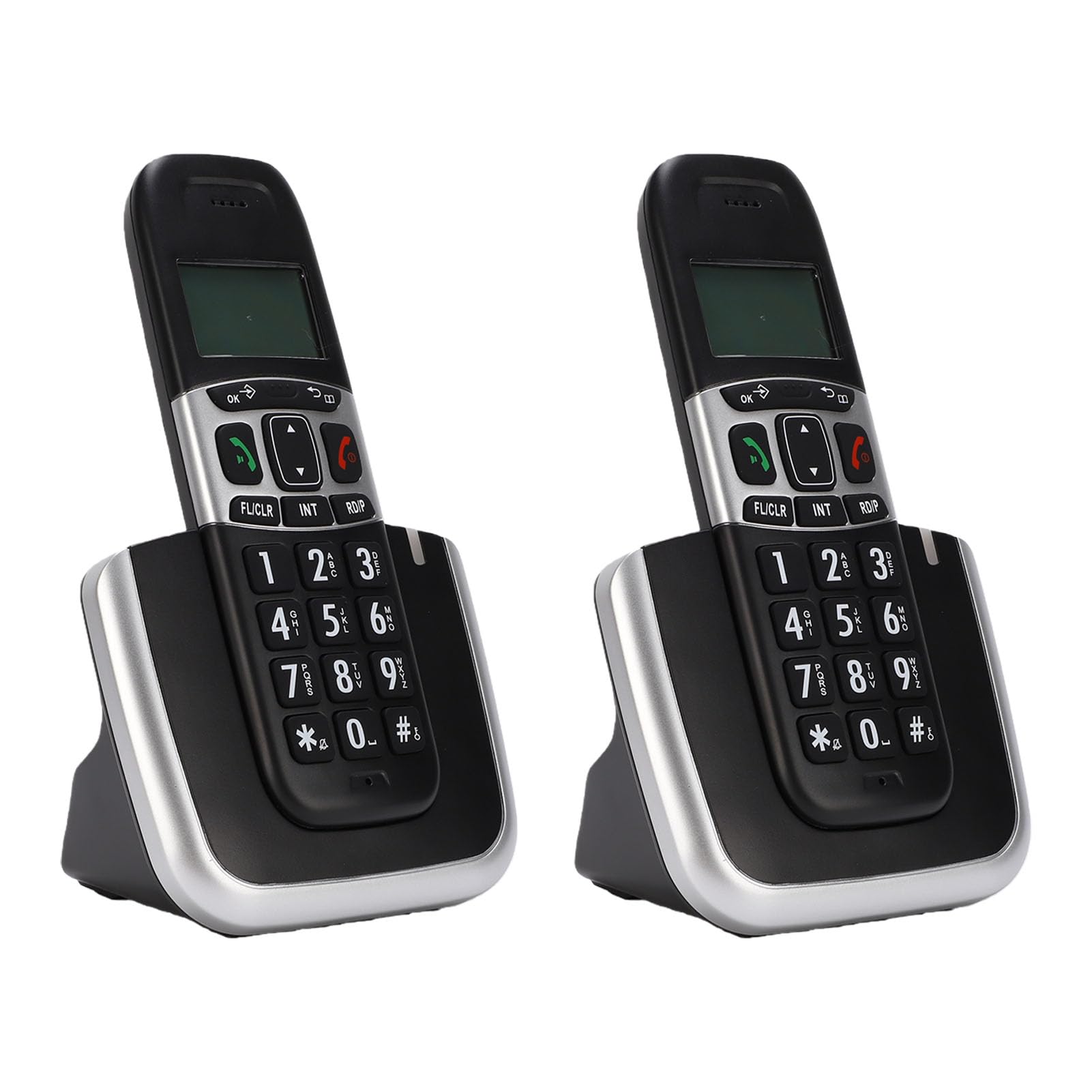 Fockety Téléphone sans Fil pour la Maison avec Appel à 3 Voies, 2