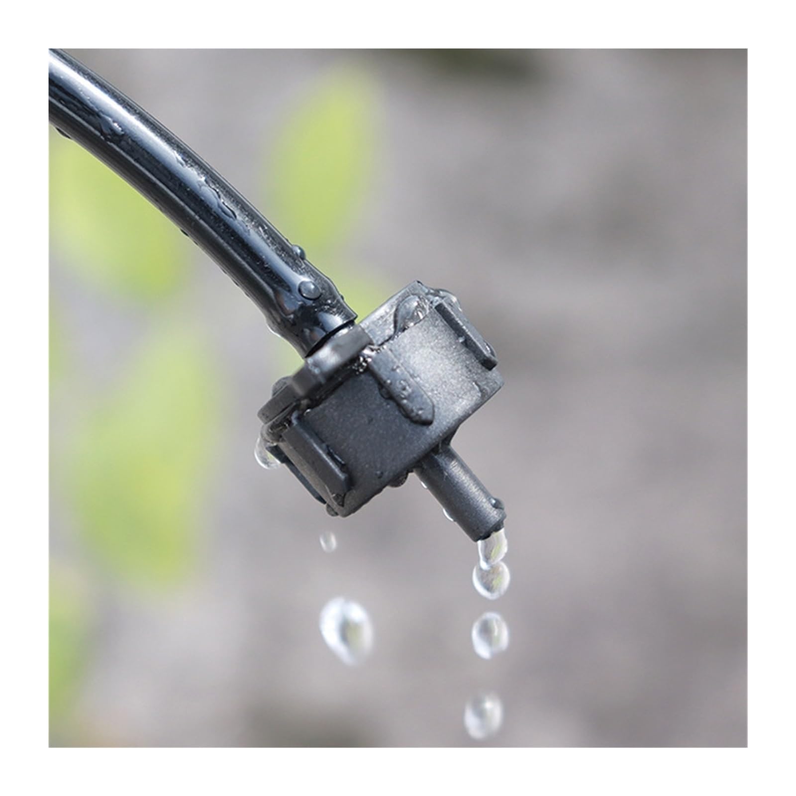 Druckkompensierender Tropfer 2L/H 4L/H 8L/H Garten Obstgarten Mikrobewässerung Emitter Landwirtschaft Bewässerungsrohrverschraubung 20/100 Stück(Black2-100pcs)
