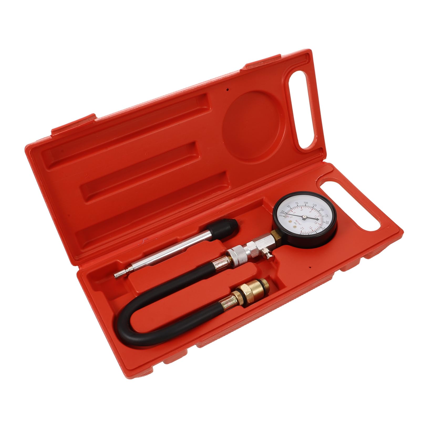 Mikinona Herramienta De Motor Comprobador De Compresión De Cilindros Kit De Prueba De Presión
