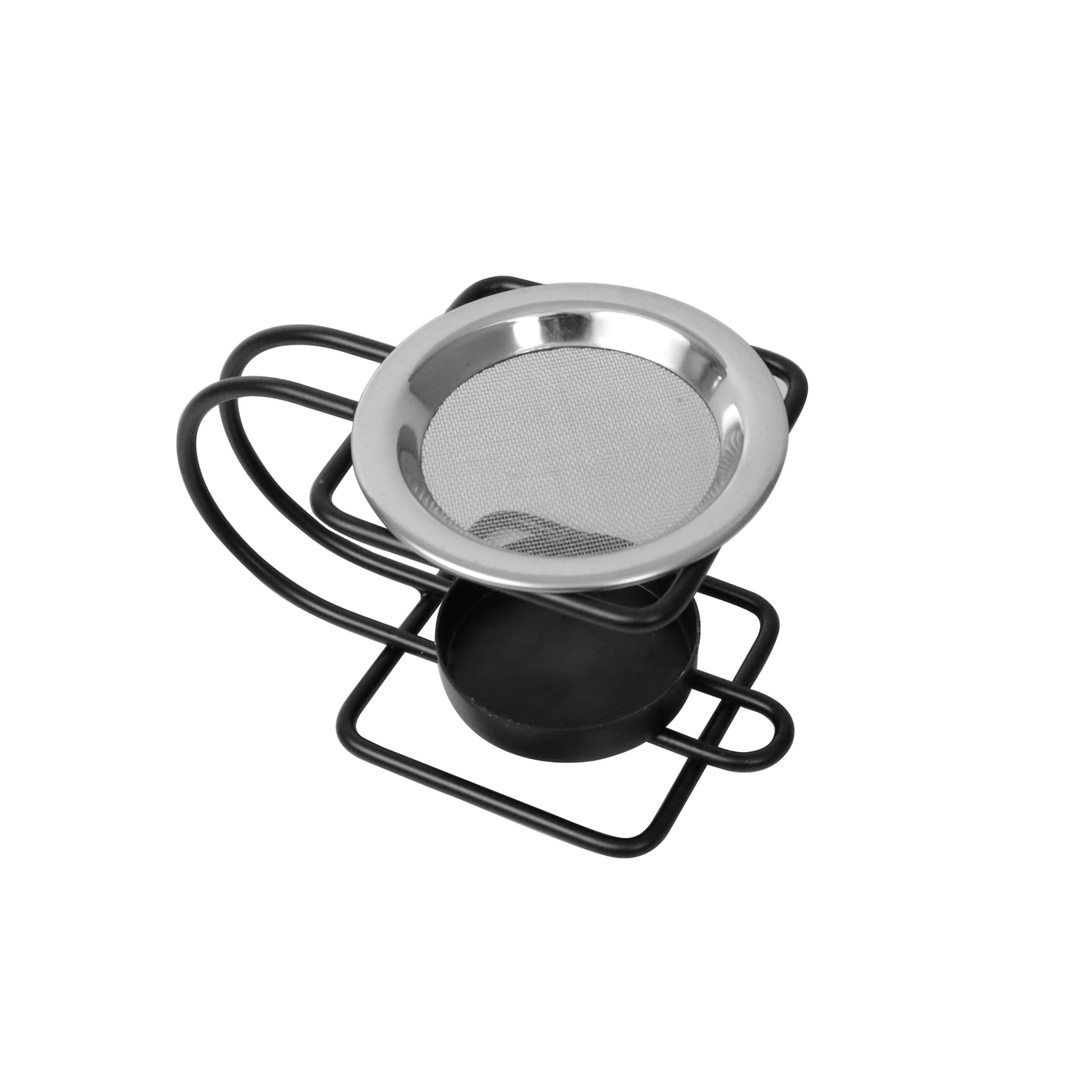 Djuize Dhoop | Dhuna | Loban | Sambrani | Karpoor | Bakhoor | Dani | Incense | Aroma Diffuser |Haran Samgiri|Camphor|Stand|Holder|Iron| Home|Office|Pooja|Puja|Room|Charcoal (Stand Burner13cm) 3