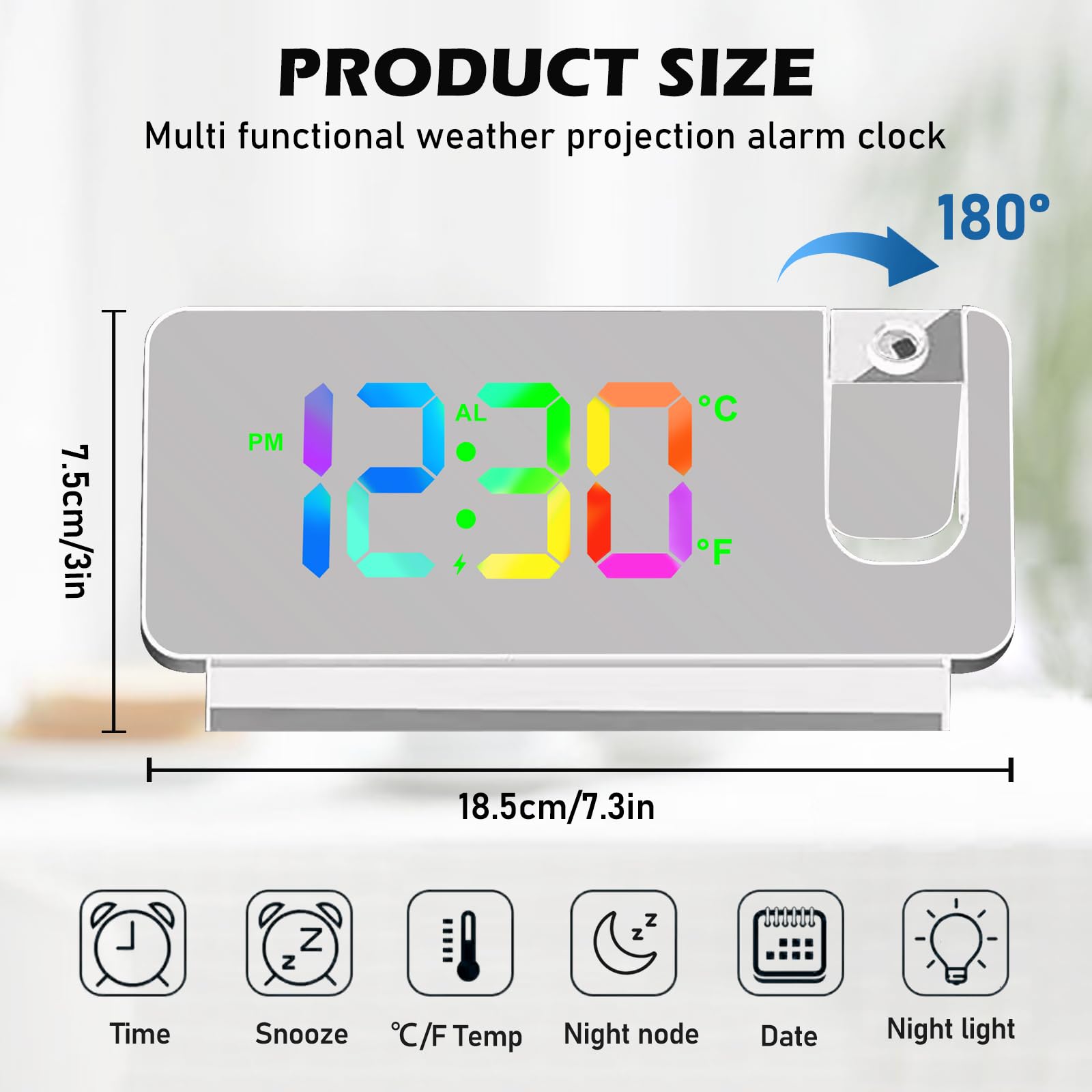 Vespa Sprint Radiosveglia Vespa Sveglia Con Proiettore LED E