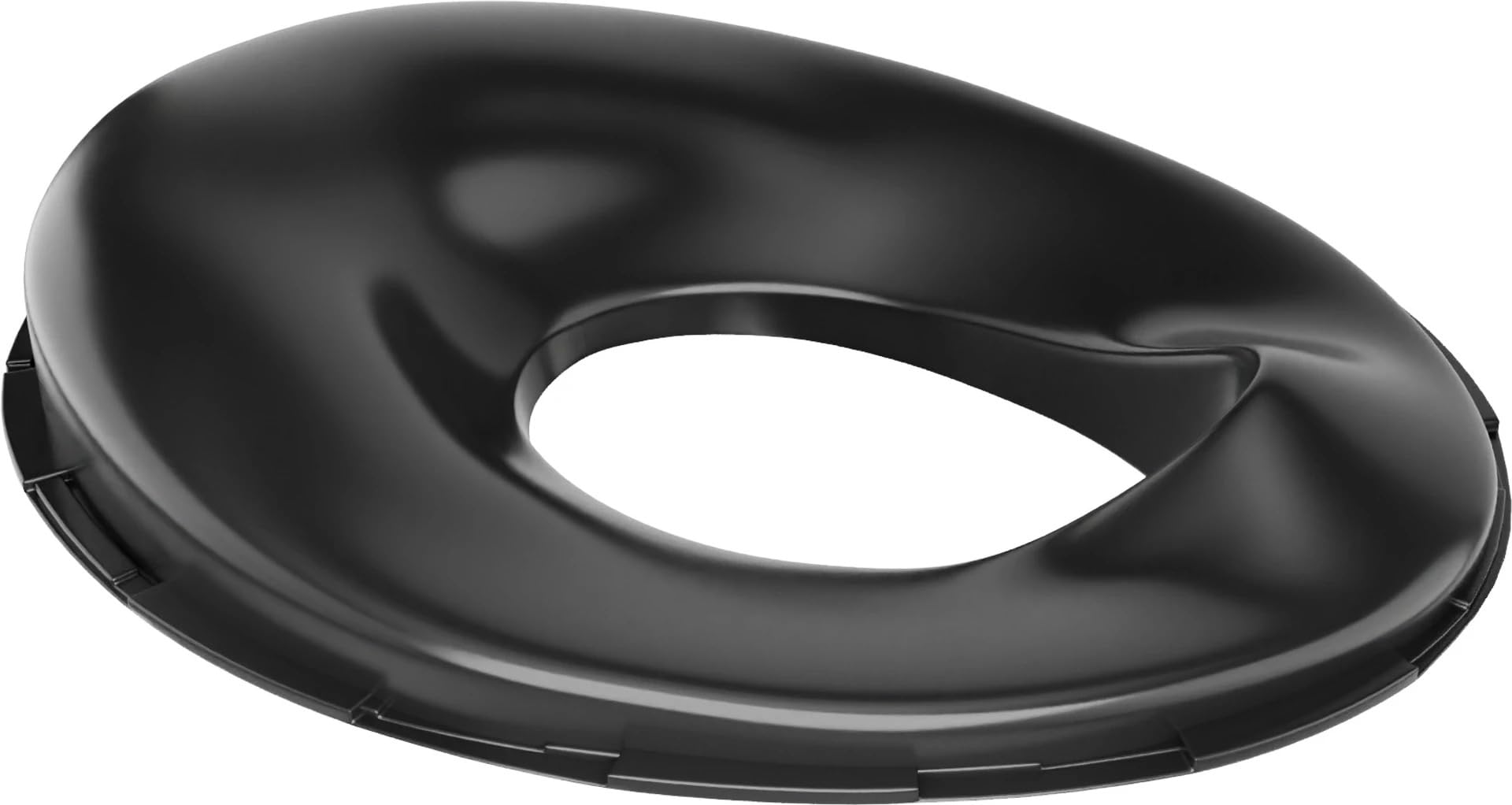 Baby Toilet Training Seat for Kids, Anti-Slip Potty Trainer, Soft Edge Toilet Seat, Fits Standard Western Commode, Toddler Toilet Trainer, Black-image-49