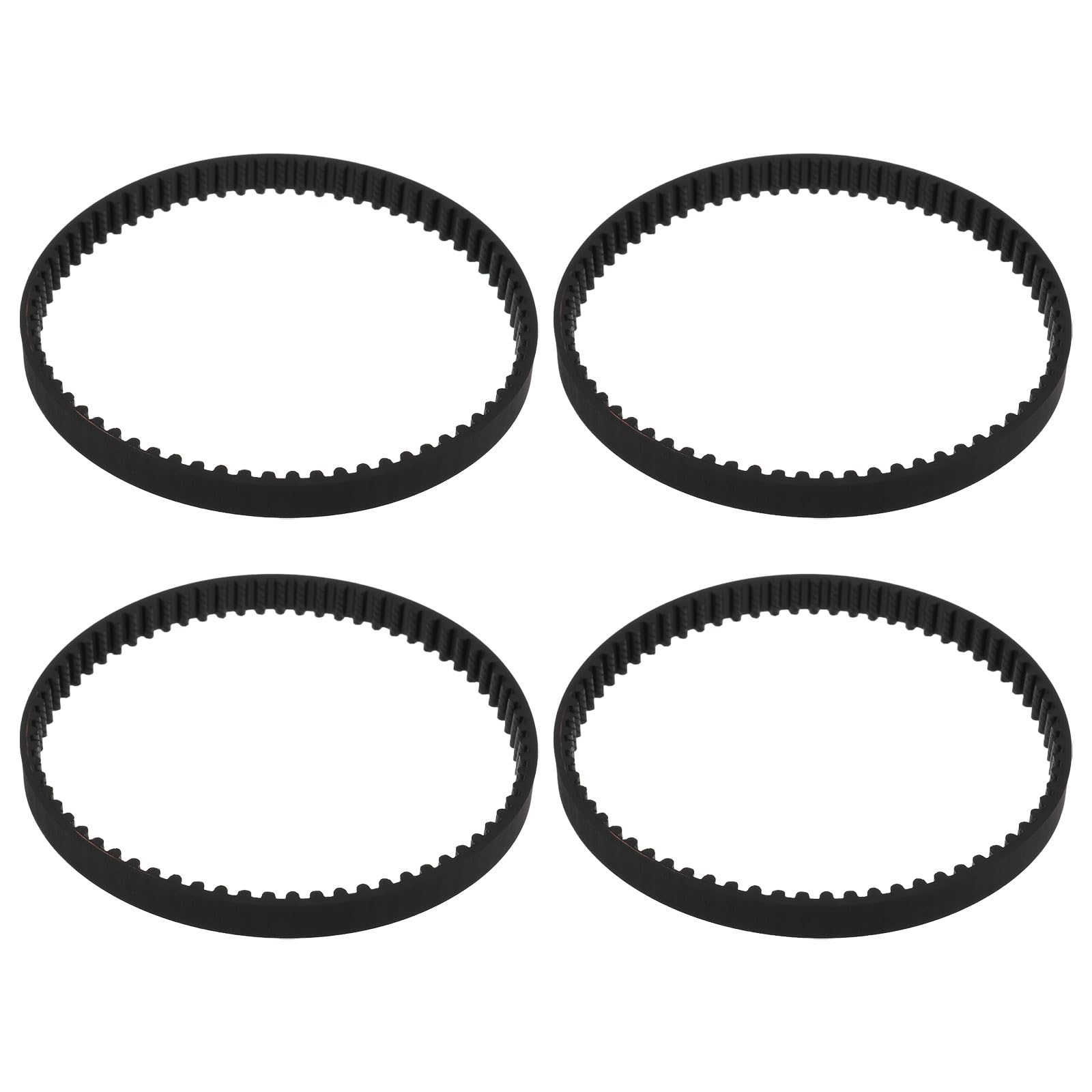 ECSiNG 4PCS Vacuum Cleaner Belt Compatible with Shark Rocket HV300 HV301 HV302 HV305 HV308 Series Circumference 207mm Width 5.8mm Black