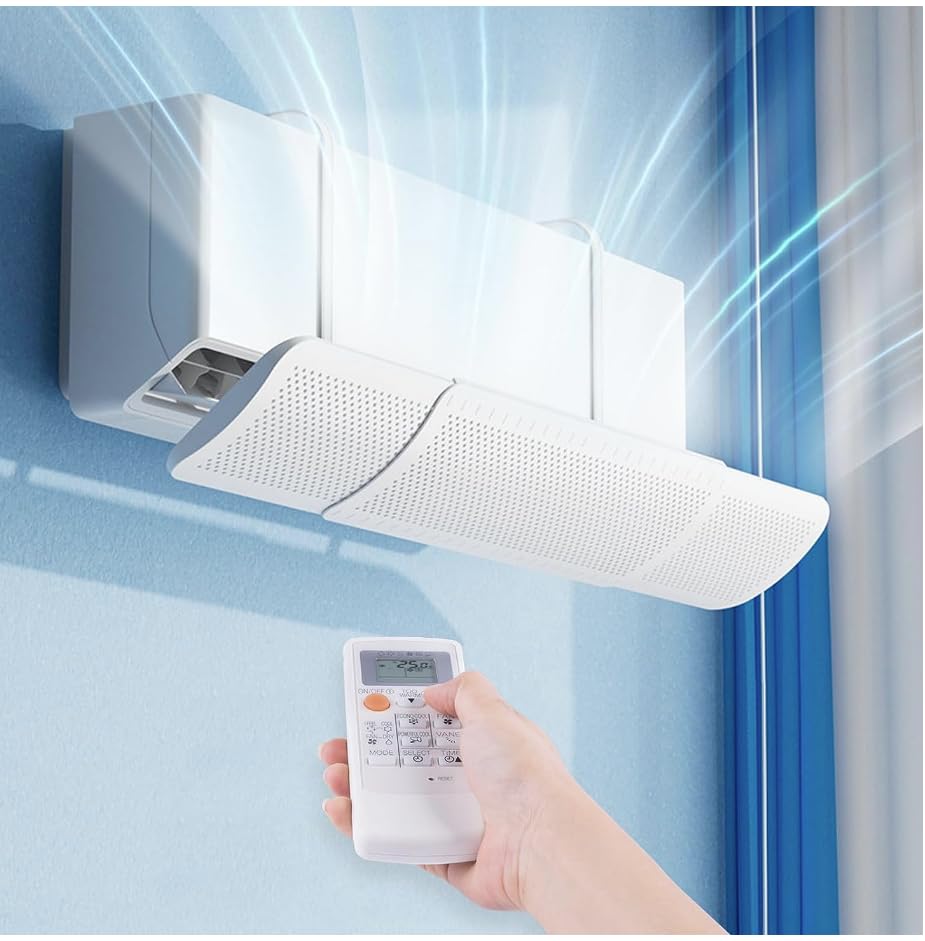 Consejos para Comprar Aire Mini Split los 10 mejores. 41 Deflector Ajustable para Aire Acondicionado, se puede ajustar 180° hacia arriba y hacia abajo para evitar el flujo de aire directo. Se puede montar en la pared, retráctil, para...