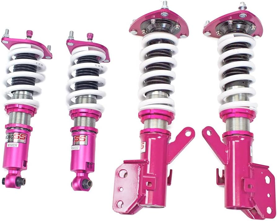 Amazon.com: Godspeed MSS0237 MonoSS Coilover Lowering Kit, Fully