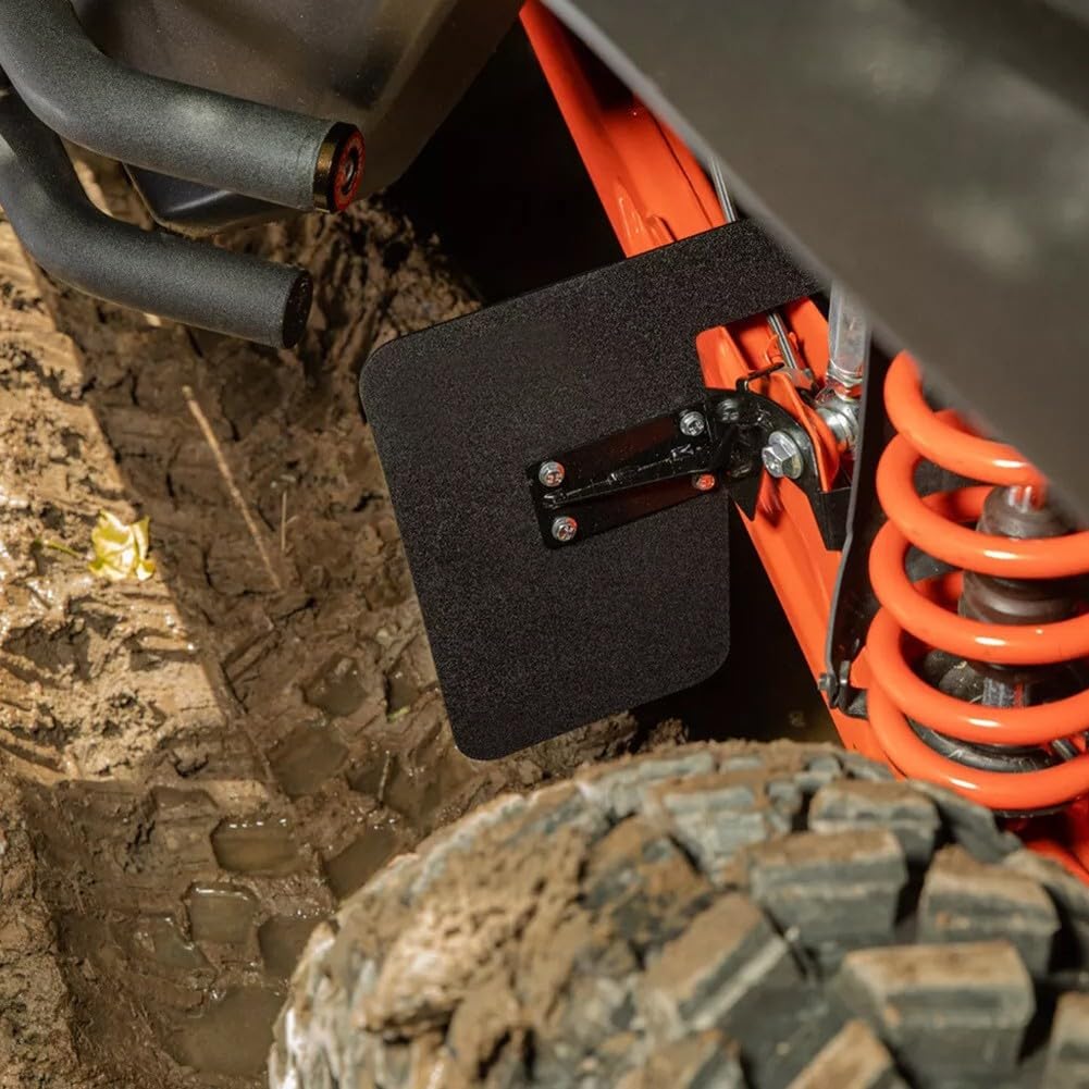 Rear Hugger Trailing Schmutzfänger für Can-Am für Maverick X3 / X3 MAX (2017-2024) Turbo R/RR/XRS/XRC/XMR - LDPE, Flexibel,