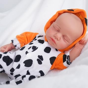 12 Inch Reborn Baby Dolls, Soft Realistic Full Silicone Baby Doll