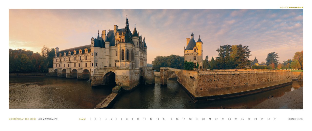 Schlösser an der Loire - Kalender immerwährend