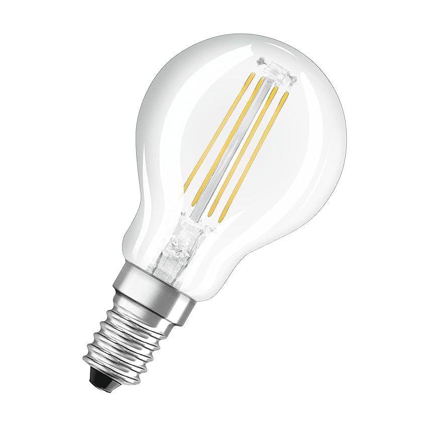 Osram Base Clas P Lampada LED E14, 4 W, Luce Calda, 3 Lamp