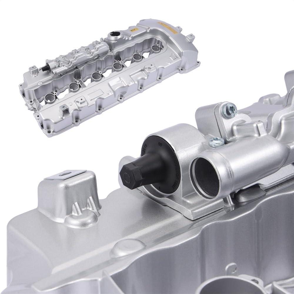 Coperchio Punterie 11127565284 Coperchio Valvola Motore In Alluminio 3.0l Con Guarnizione E Cappuccio Per Bmw N54 135i 335i 335xi 335is 535i Xdrive 740i X6 Z4