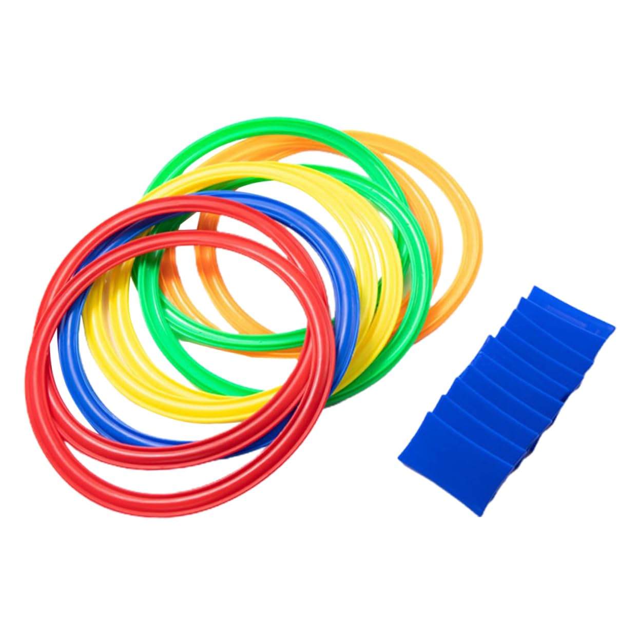 KICHOUSE Multi-Plastic Rings Ring Shot and Girls' Outdoor Garden Games Backyard Boys and Girls Play Equipment Random